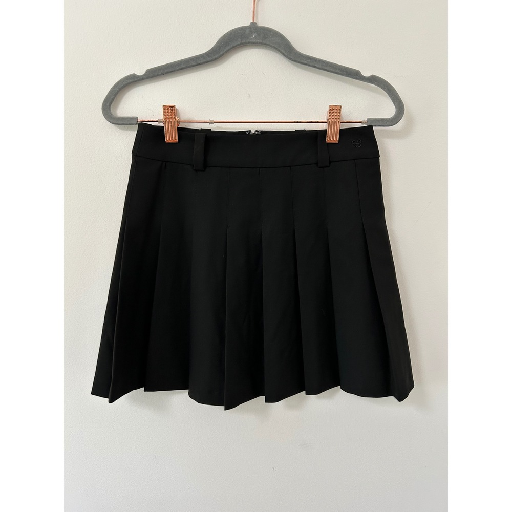 Sunday Best Aritzia Black Pleated Mini Skirt Size 0 Olive Skirt Style Preppy